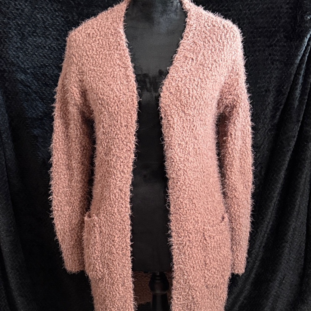 Elegant Mauve Women's Cardigan